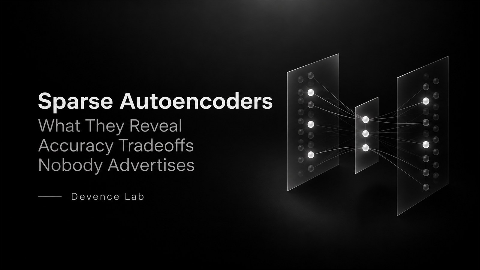 Sparse Autoencoders: What They Reveal, and the Accuracy Tradeoffs Nobody Advertises